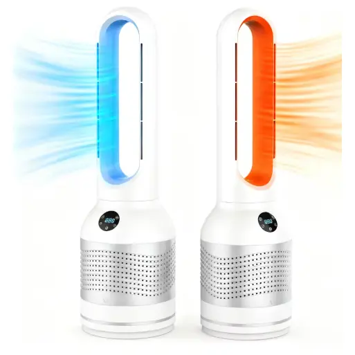 3 in 1 Téitheoir Aerfhuaraithe Fan Gan Bladeless agus Purifier Aeir