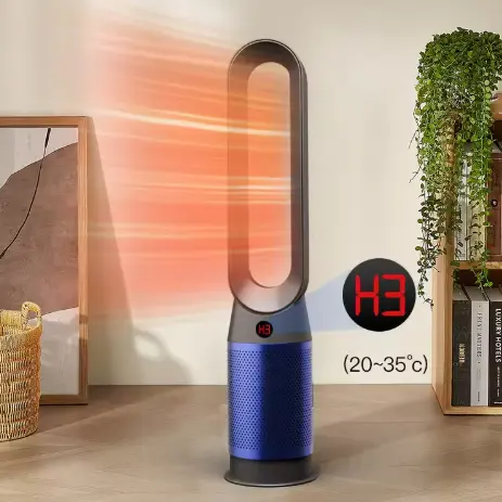 Fan Urlár Bladeless le Purifier Aeir agus Téamh Fuarú