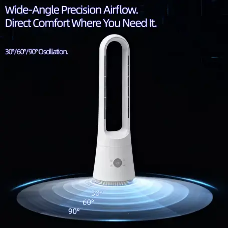 Hot Cool Bladeless Tower Fan Cliste Purifier Aeir le cianda