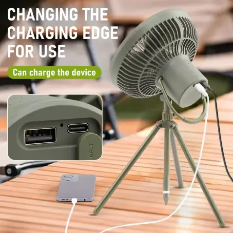 Fan Mini Inaistrithe Fuarú Rechargeable Boise le haghaidh Lasmuigh